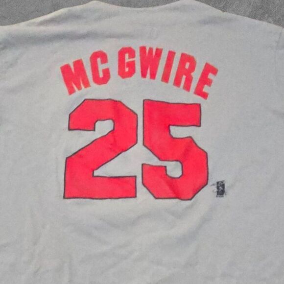 Vintage  Majestic St Louis Cardinals Mark McGwire MLB Baseball Jersey 2XL - Picture 6 of 8